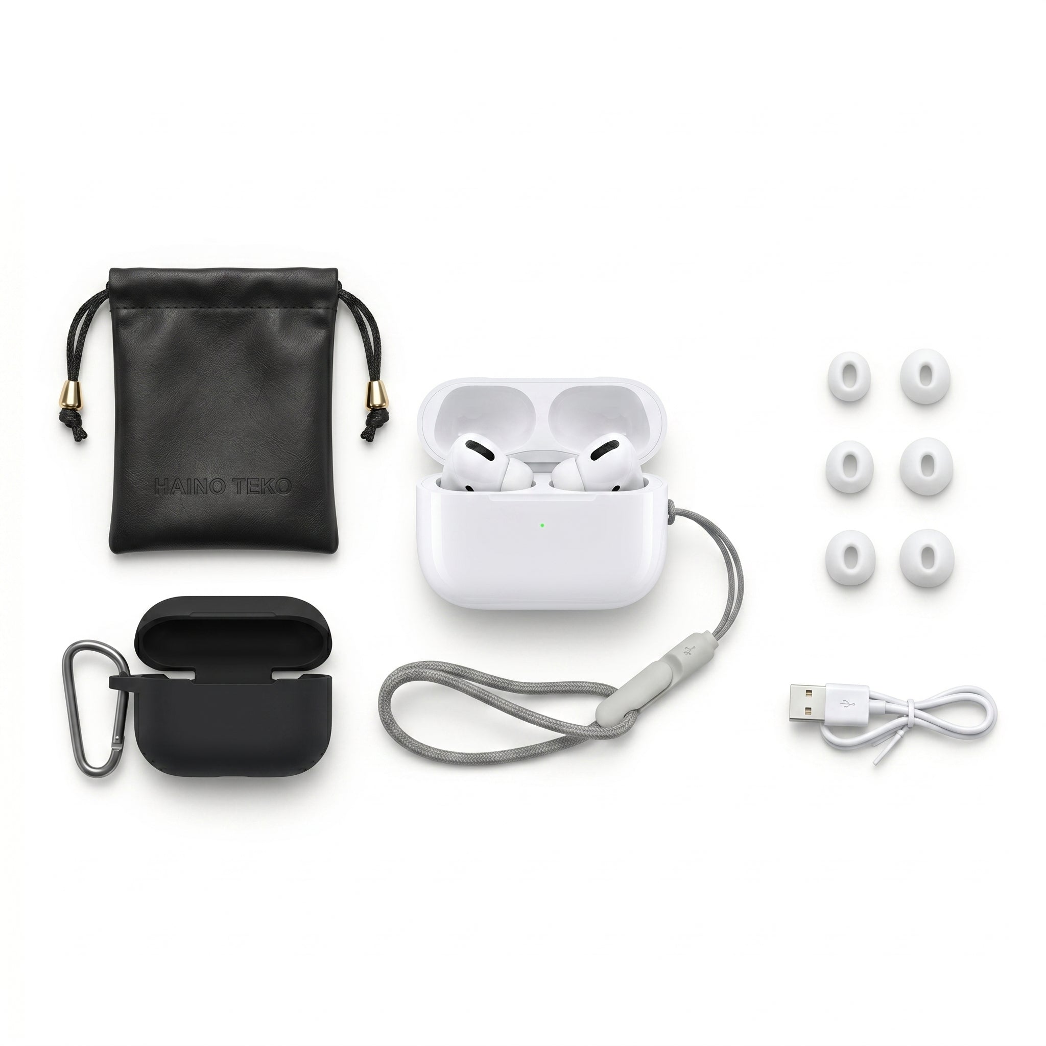 Haino Teko Germany Air-5 Wireless Earphones - Premium Bluetooth Earbuds Complete Bundle