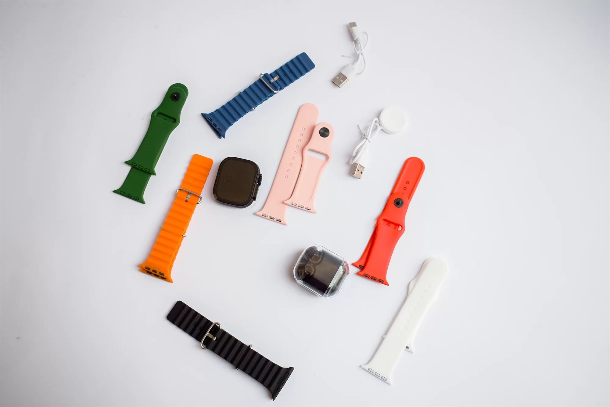 CrownS300SmartwatchUltra3_Air31Earpods_7Straps_UltimateSmartwatchCombowolforapk_4