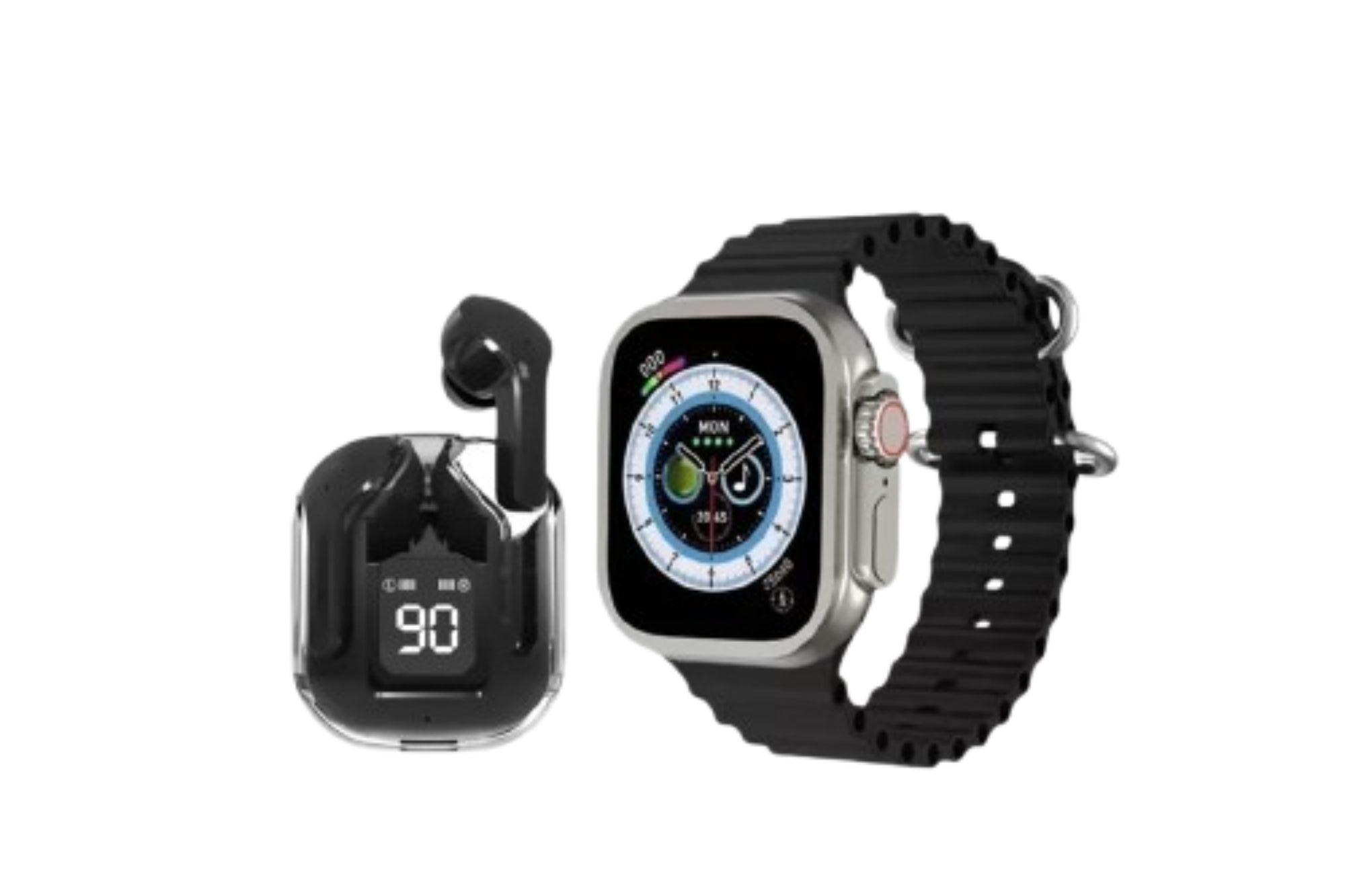 CrownS300SmartwatchUltra3_Air31Earpods_7Straps_UltimateSmartwatchCombowolforapk_5