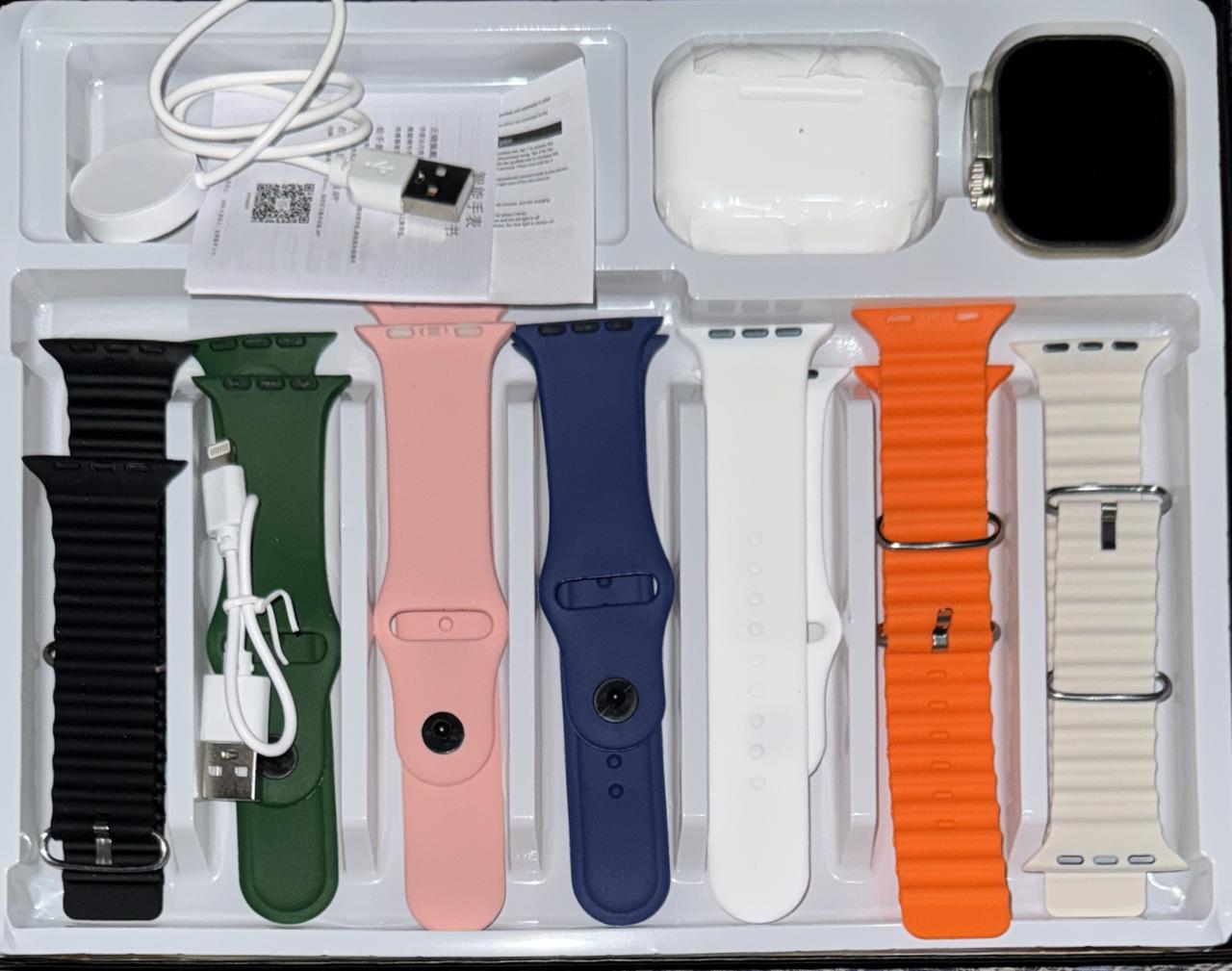 CROWN H80 10+1 Smartwatch with Earbuds