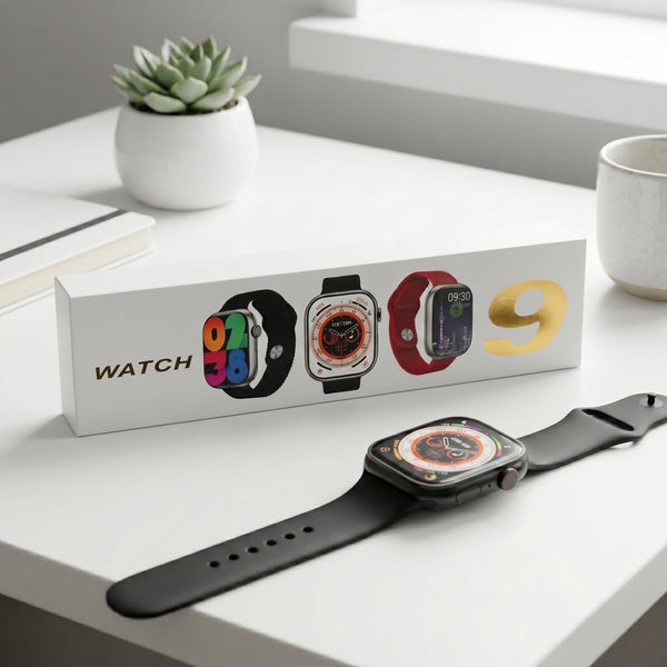 Series 9 Smartwatch | 45mm Space Aluminum with Black Sport Band